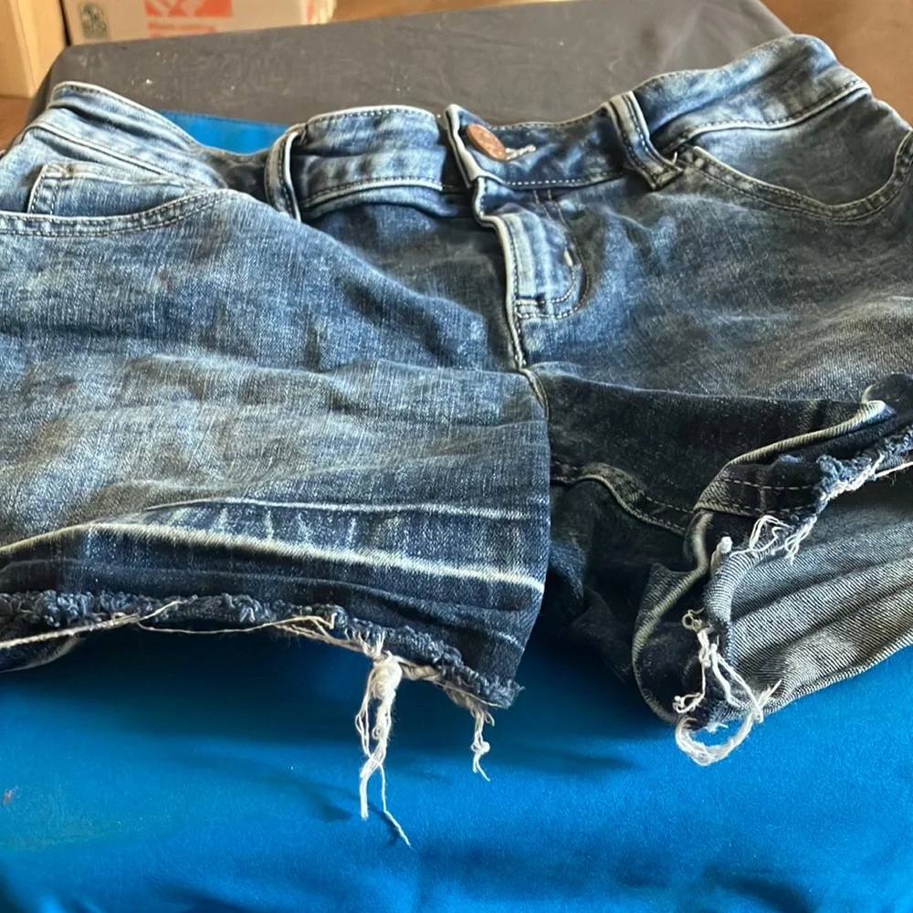 FINAL MARKDOWN Girls justice Distressed Denim Shorts 14